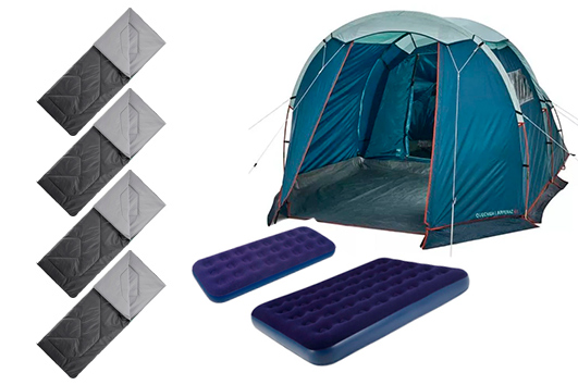 Aluguel Kit Camping Confort 4 Pessoas - Sex a Seg